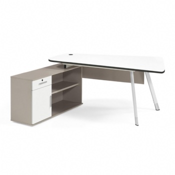 grey office desk design l shape on sale
