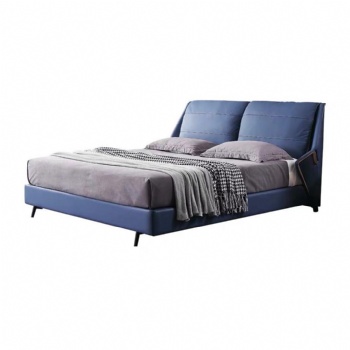 blue leather bed and mattress king size queen size available