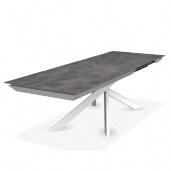 marble look tile topped extendable dining table sale