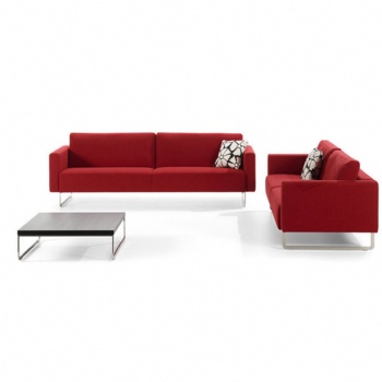 velvet 2 seater office home sofa set company wholesale