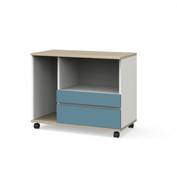  workstation side fire cabinet with drawer and wheels for sale	