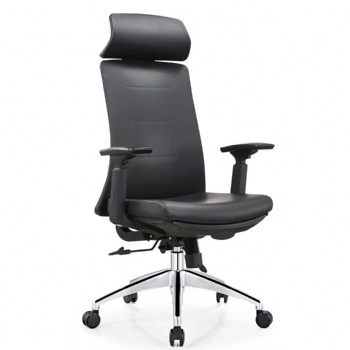 synthetic leather office chair with adjustable arms factory sale
