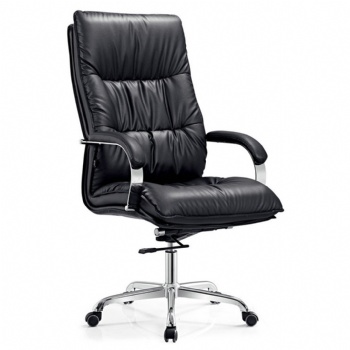  ergonomic black and white pillow seat and back office chair	