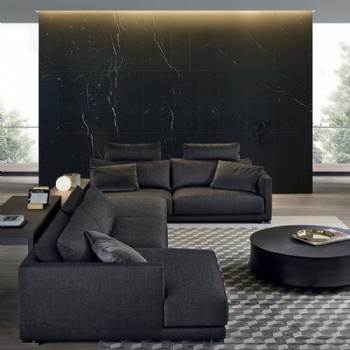  modern steel legs large u shaped designer sofa modular sectional gray couch with chaise	