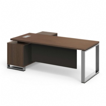 ergonomics office desk with storage side extension table and accessories set